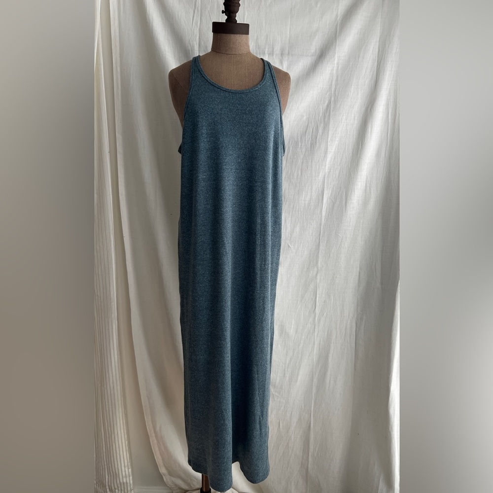 All Bird Ribbed Dress - XL - Shadow Blue